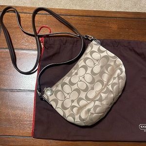 Coach Crossbody - Brown, Signature Cs